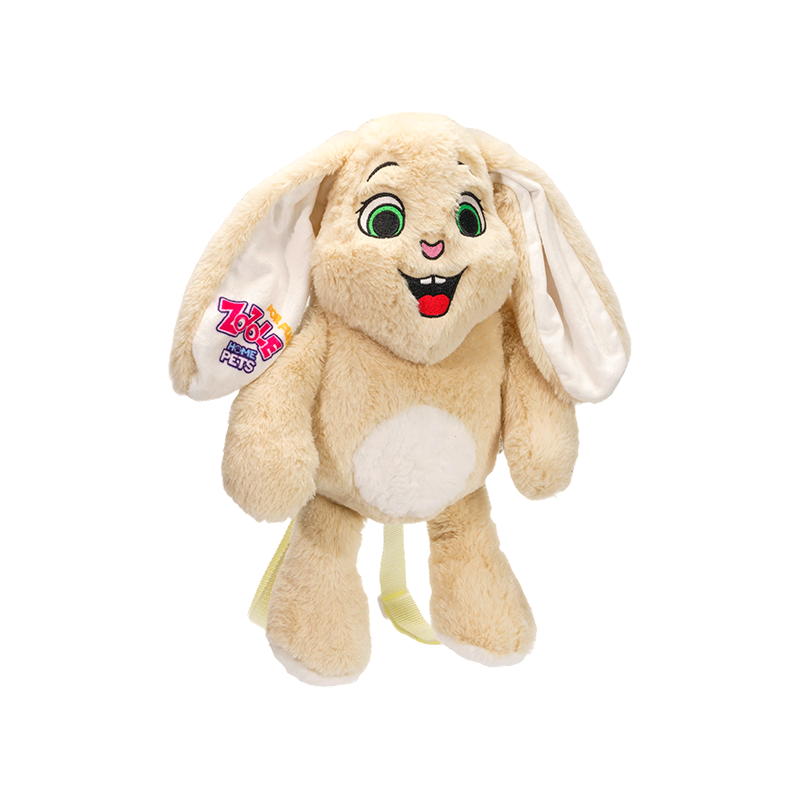 Langohriger fröhlicher Hasen-Plüschrucksack