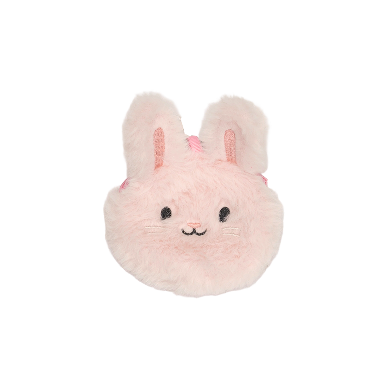 Rosa Plüschhasen-Geldbörse