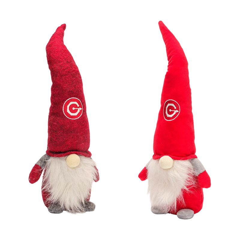 Weihnachtszwerg-Pärchenspielzeug mit roter Mütze